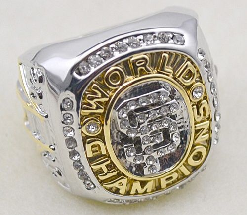 MLB San Francisco Giants World Champions Silver Ring_1